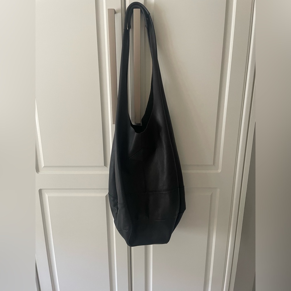 Rag & Bone Leather Camden Black Shoulder Bag